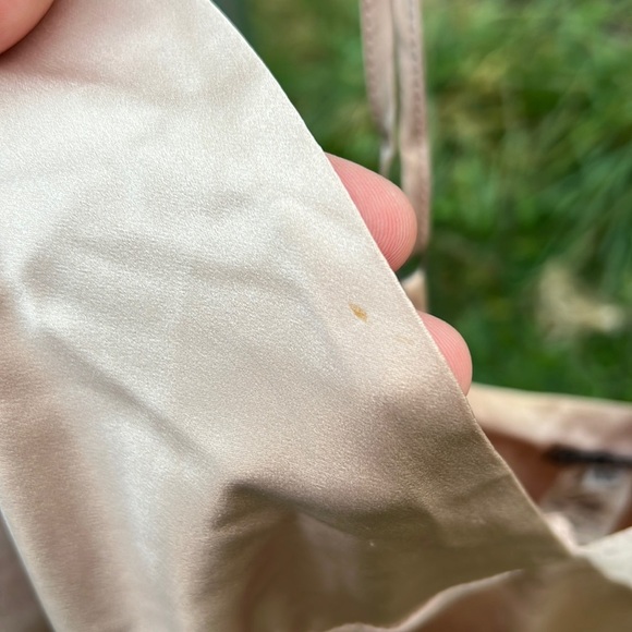 LENA MEDOYEFF SILK PINK MIDI DRESS OR SLIP XS - Picture 11 of 16